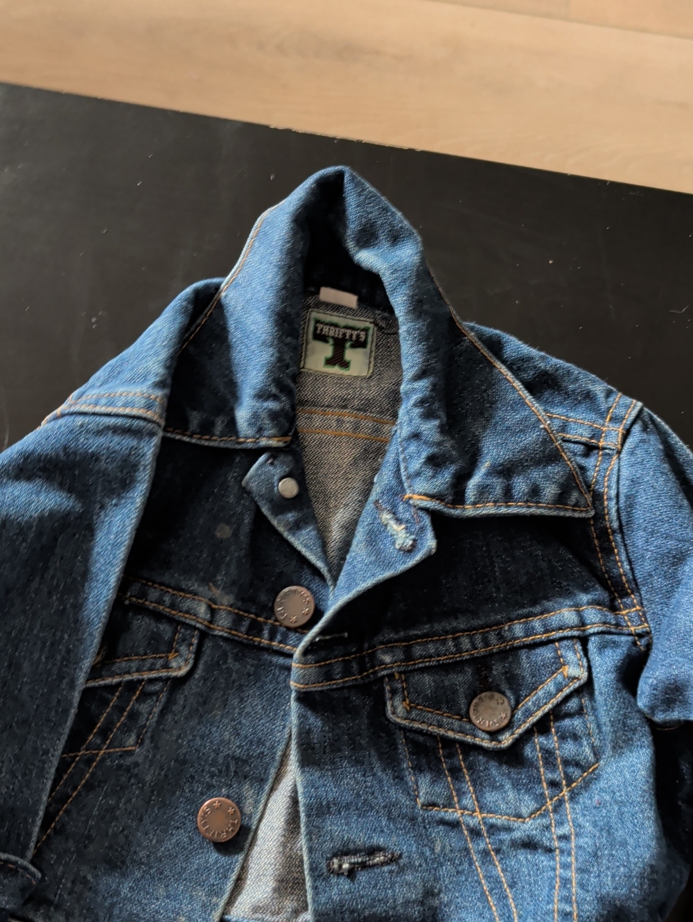 Childs Vintage Dark Blue Denim Jacket